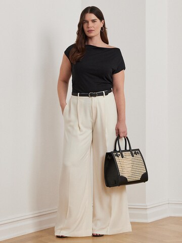 Lauren Ralph Lauren Plus Футболка 'MATTE' в Черный