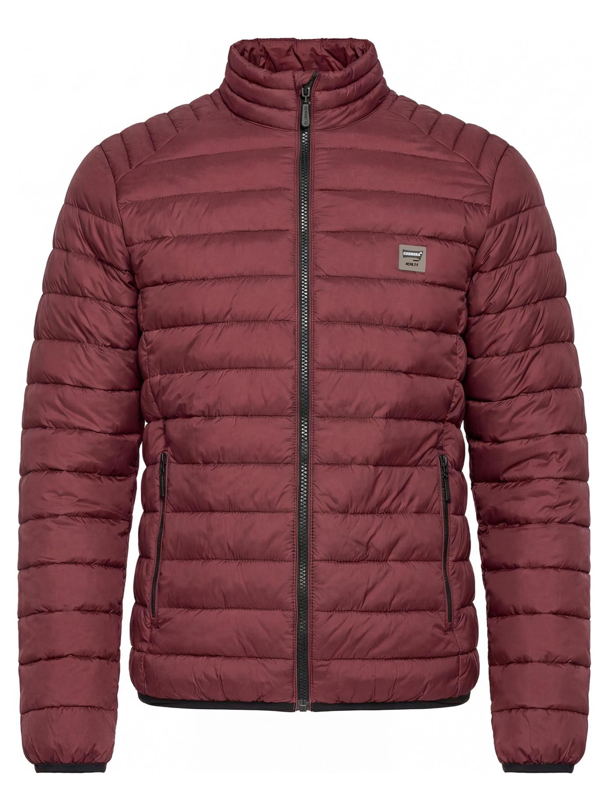 Carrera Jeans Outdoorjacke 'Upright-Collar'‌‌‌‌‌‌‌ in Rot