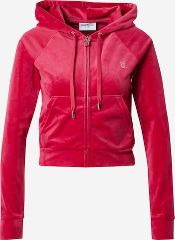 Juicy Couture Zip-Up Hoodie 'MADISON' in Pink: front