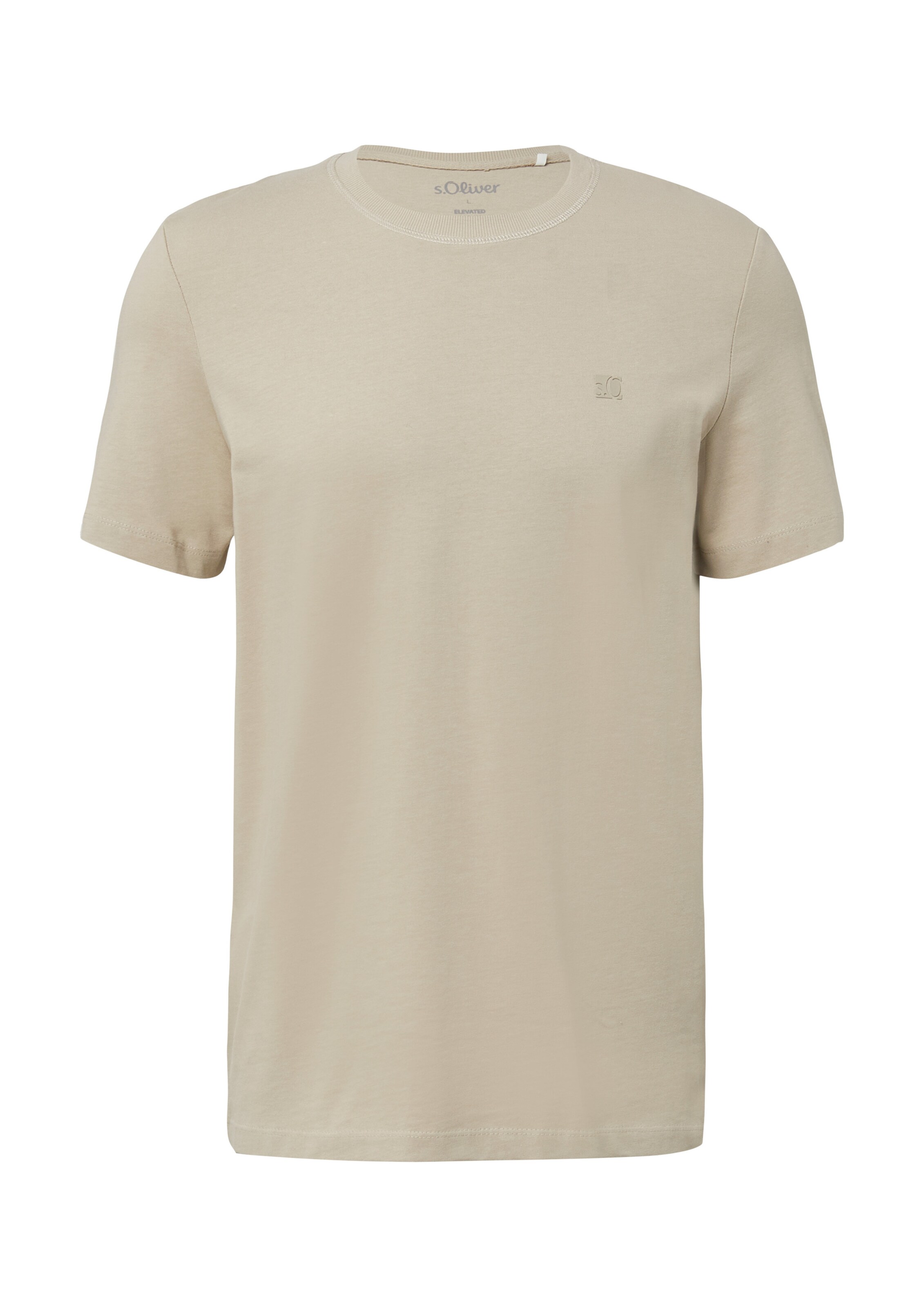 T-Shirt s.Oliver en beige : devant