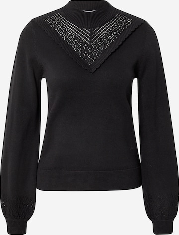 OBJECT Пуловер 'SHARON' в черно: отпред