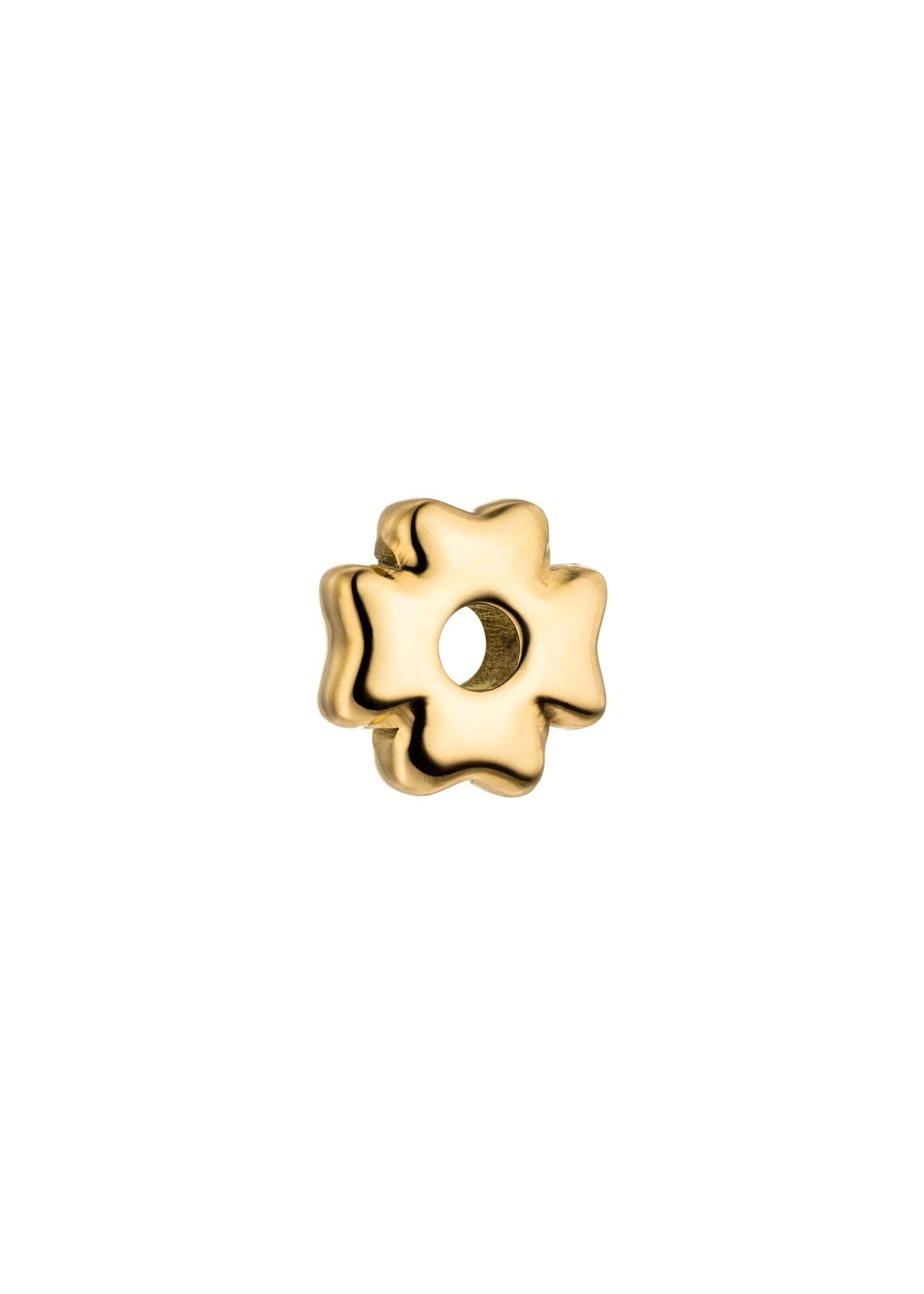 PURELEI Anhänger 'Clover Bubble' in Gold: Vorderseite