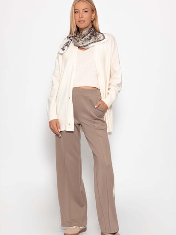 SASSYCLASSY Oversizestrickjacke‌‌‌‌ in Weiß