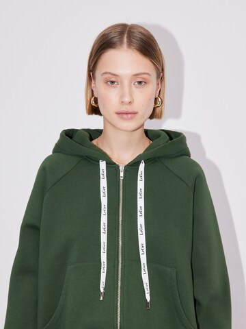 LeGer by Lena Gercke Zip-Up Hoodie 'Jeanette' in Green