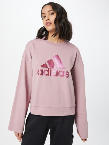 ADIDAS SPORTSWEAR Αθλητική μπλούζα φούτερ σε ροζ: μπροστά