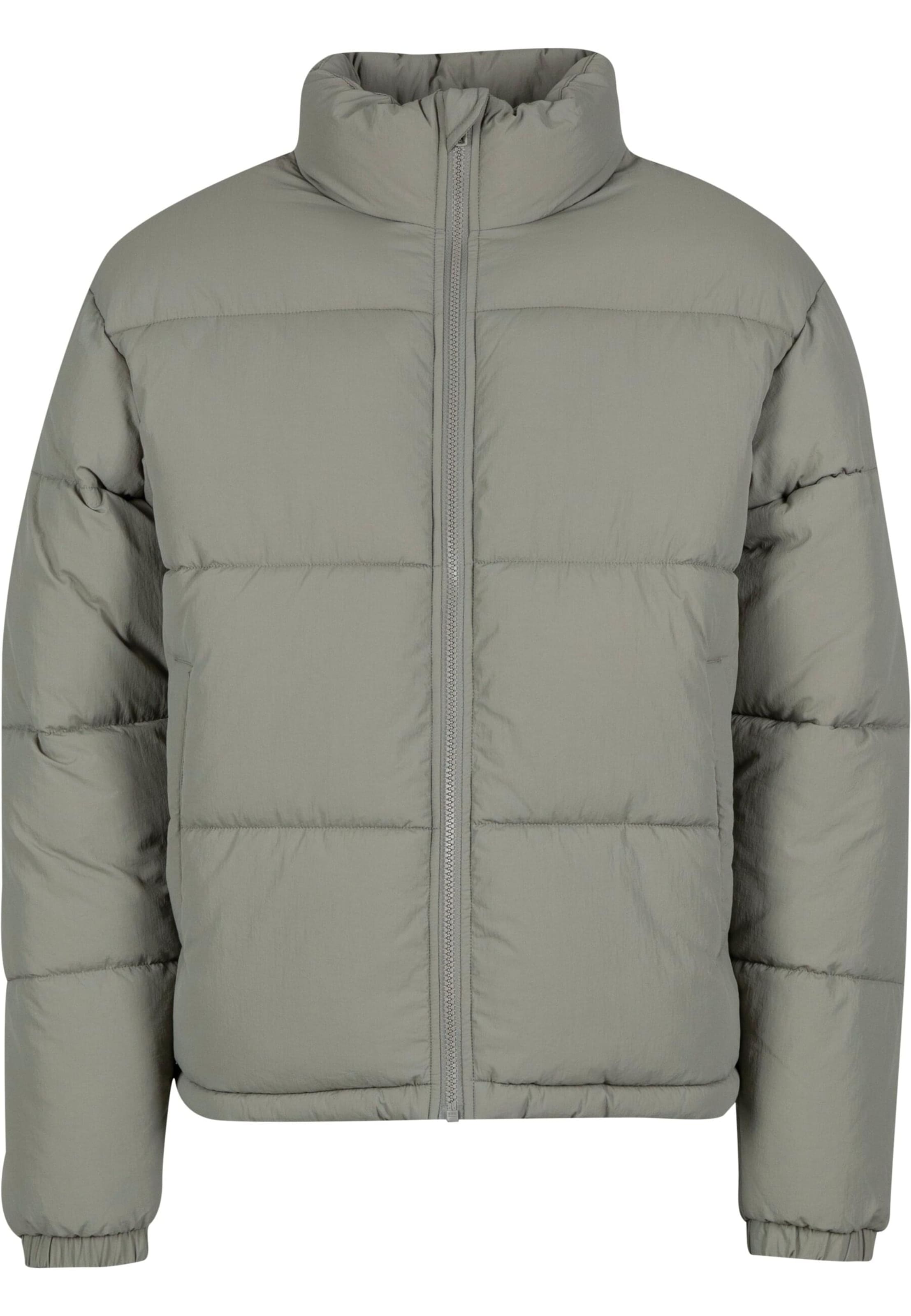 Urban Classics Winter jacket in Green: front