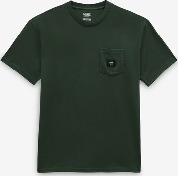T-Shirt VANS en vert : devant