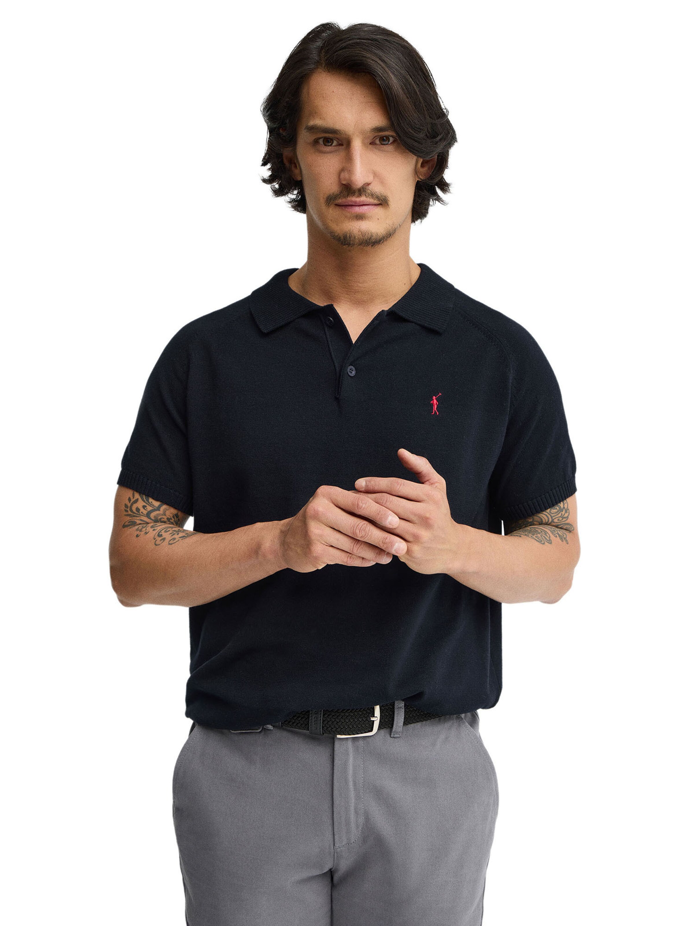 Polo Club Sweater in Blue: front