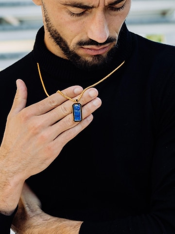 GT Collection Necklace 'Rectangle' in Blue