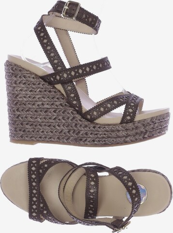 Ras Sandals & High-Heeled Sandals in 40 in Brown: front