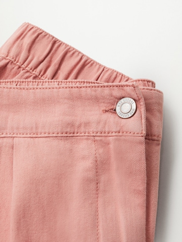 regular Pantaloni con pieghe 'RUSTIC' di MANGO in rosa
