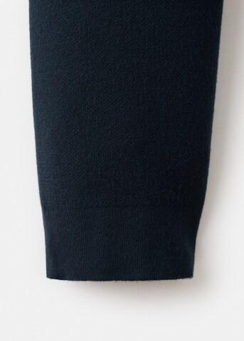 MANGO MAN Strickjacke 'Luxuss' in Blau