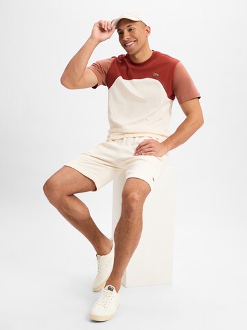 LACOSTE Regular Broek in Beige