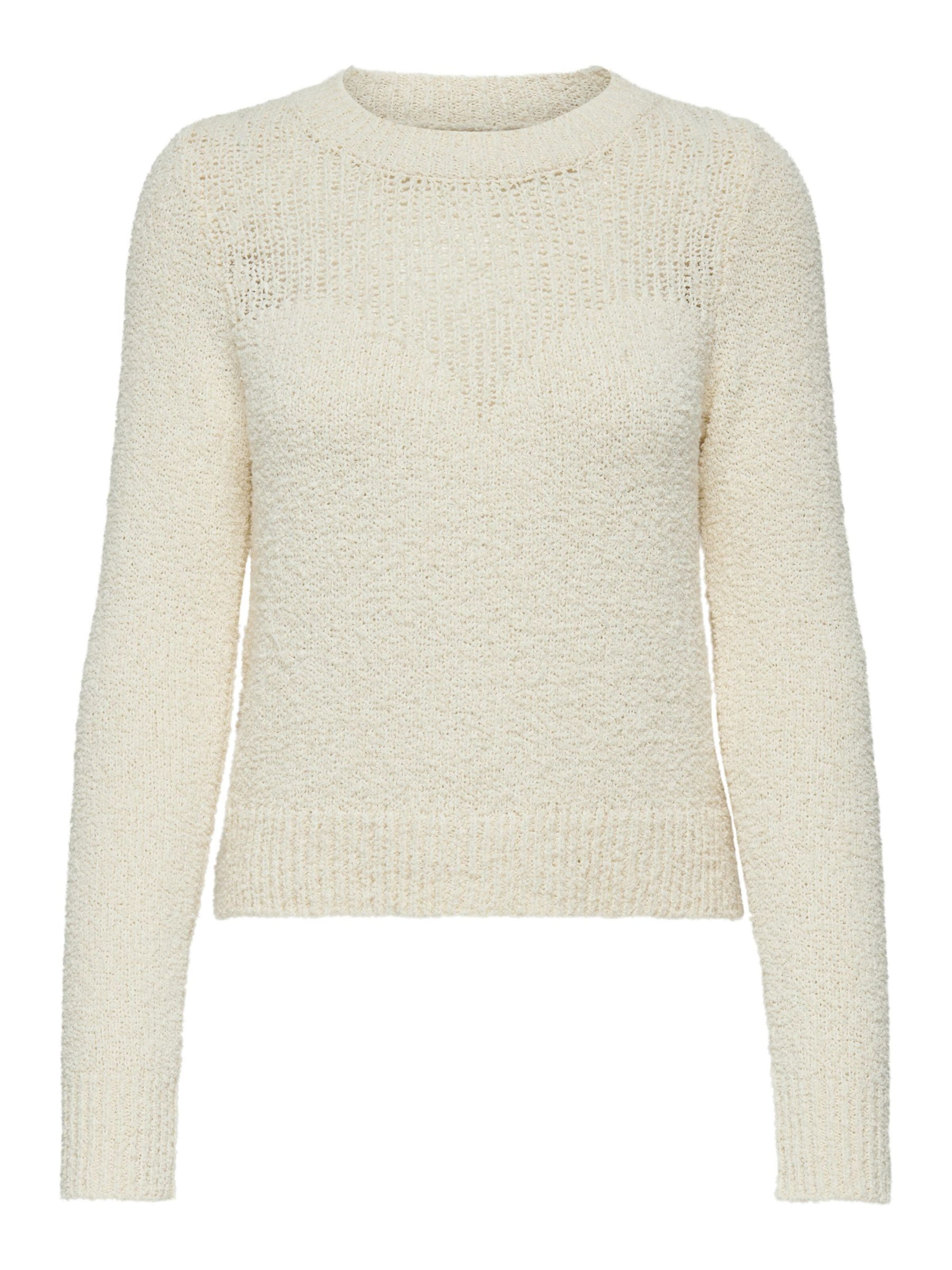 Pull-over 'EMIRA' ONLY en beige : devant