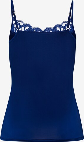 Hanro Top 'Mae' in Blau