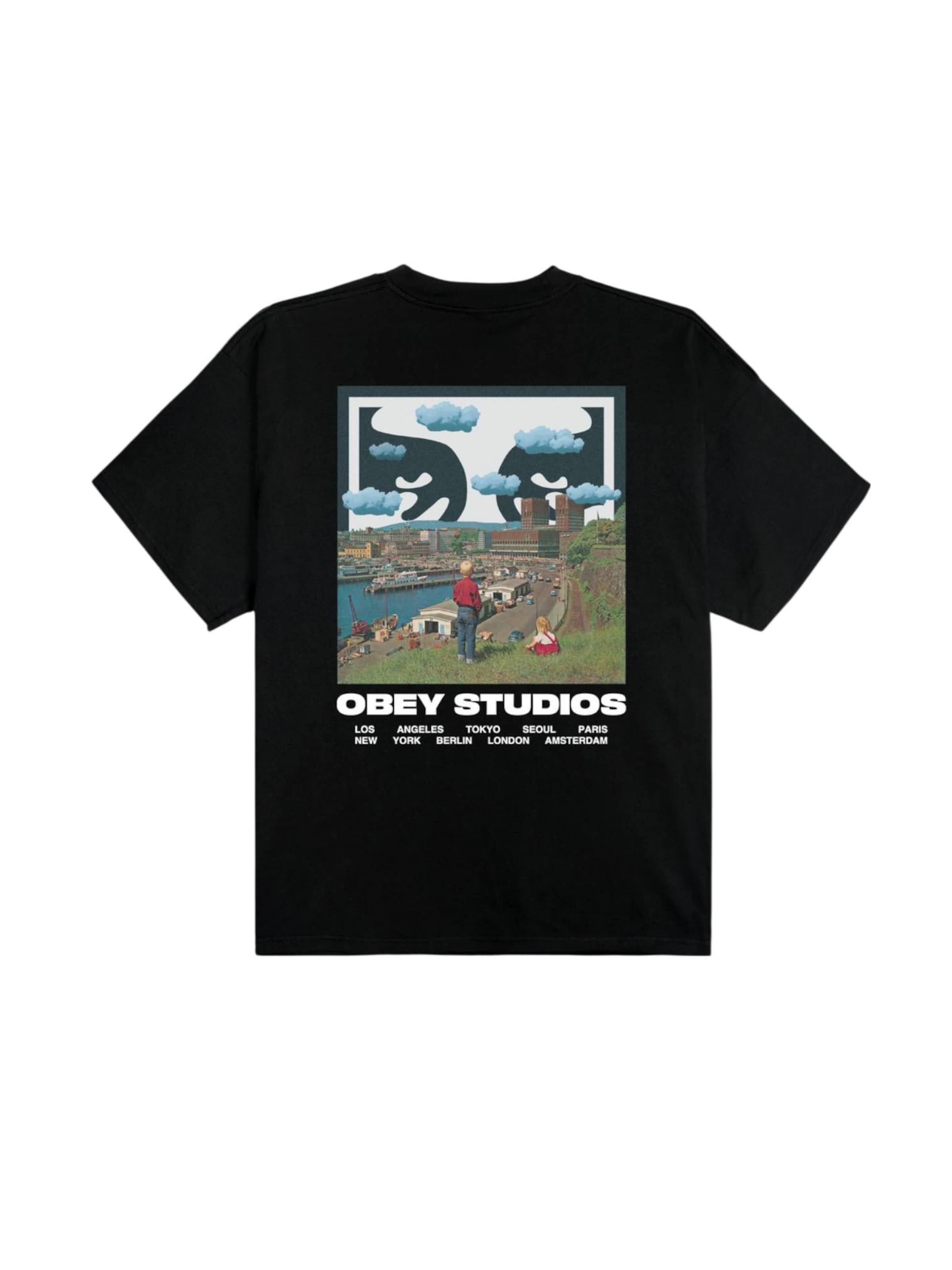 Obey Shirt in Zwart