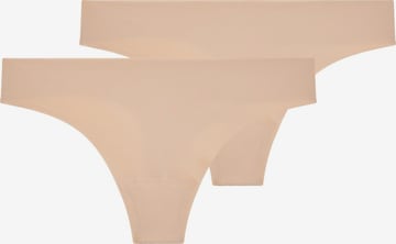 Simone Perele String 'Uniq' in Beige: Vorderseite