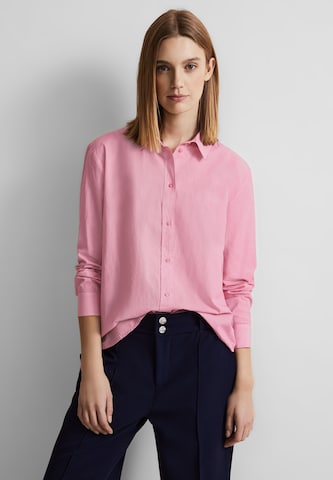 STREET ONE Blouse in Pink: front