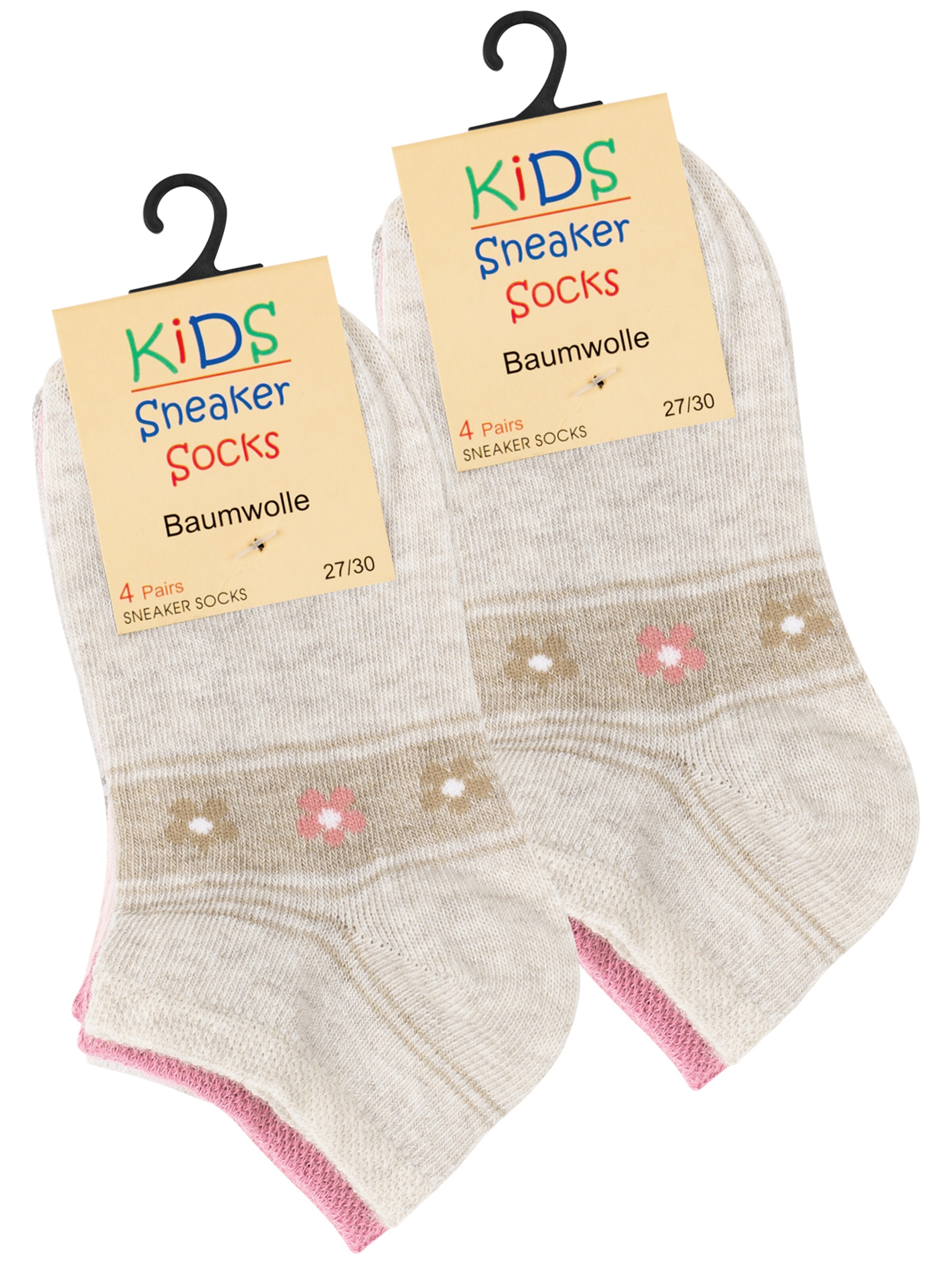 Cotton Prime Sokken 'Sweet Flower' in Grijs