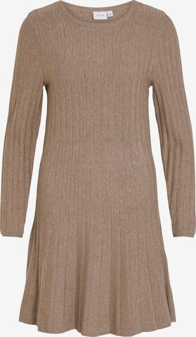 VILA Knitted dress 'Sachin' in Brown: front