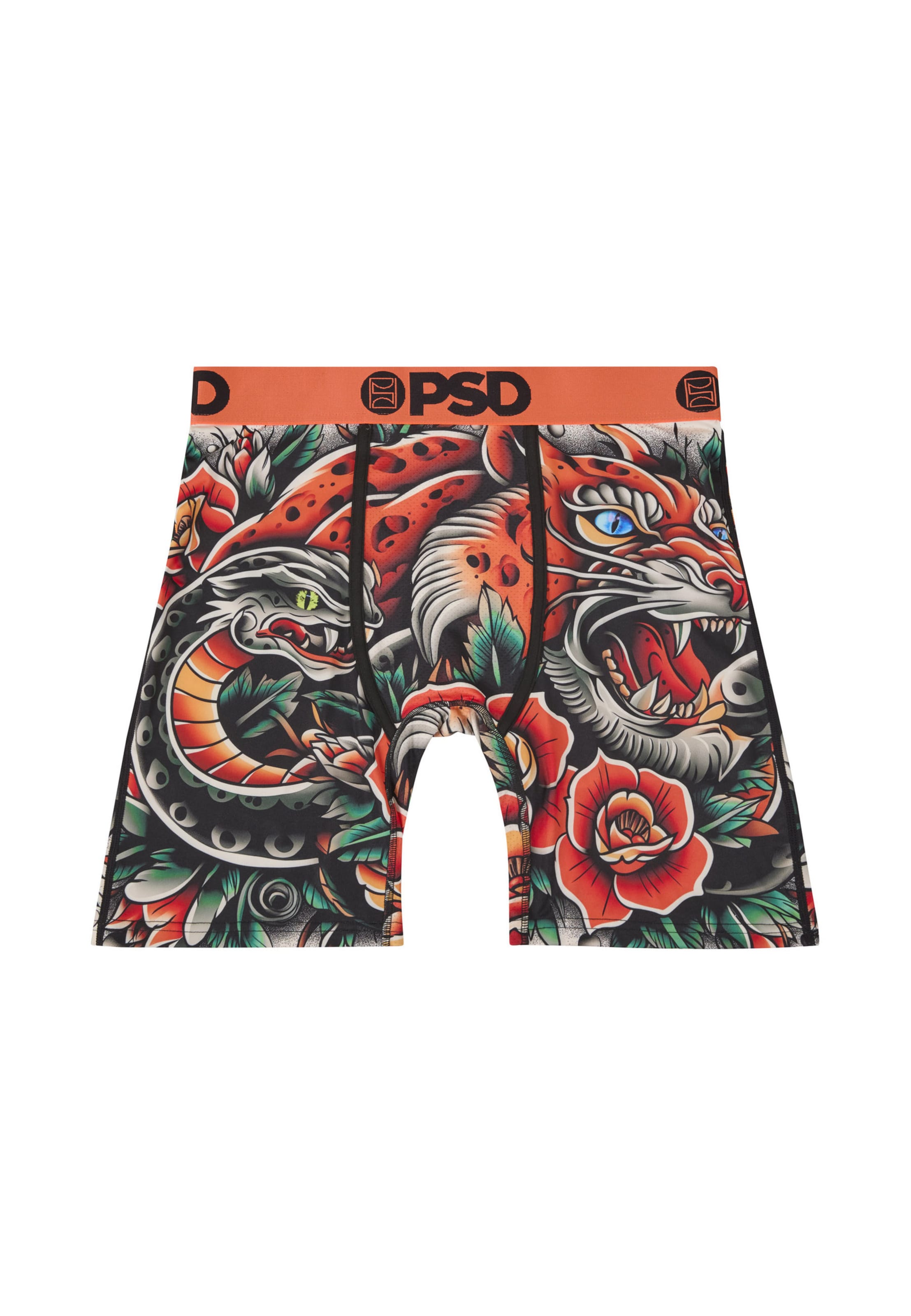 PSD Boxershorts 'Untamed Jungle' in Oranje: voorkant