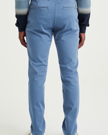 WE Fashion Slimfit Παντελόνι τσίνο σε μπλε