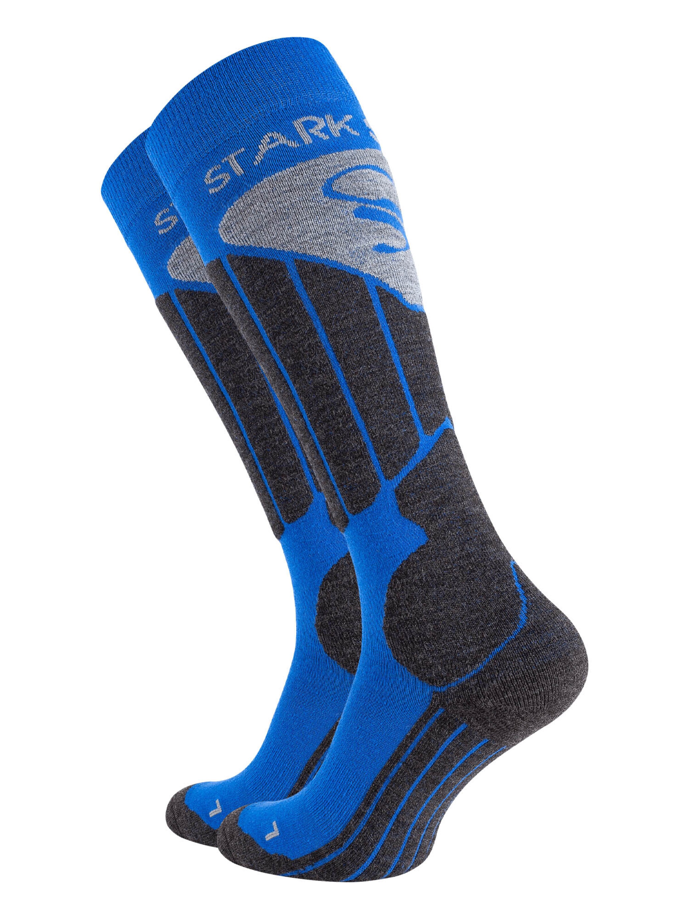 Chaussettes de sport Stark Soul en bleu : devant