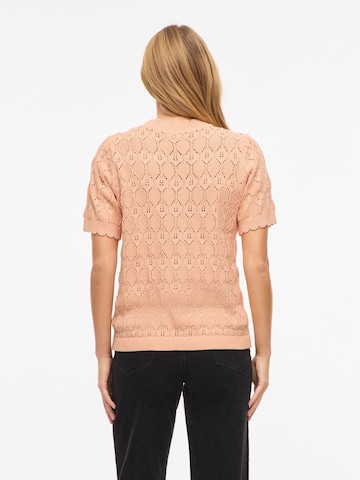 VILA Gebreide bodywarmer 'VILowen' in Oranje