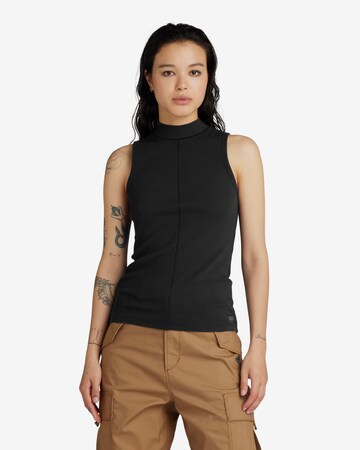 G-Star RAW Top in Zwart: voorkant