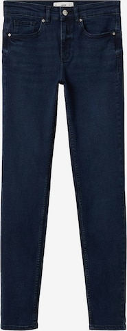 Skinny Jeans 'Pushup' de la MANGO pe albastru: față