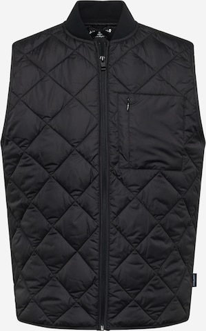 JACK & JONES Bodywarmer 'KARL' in Zwart: voorkant