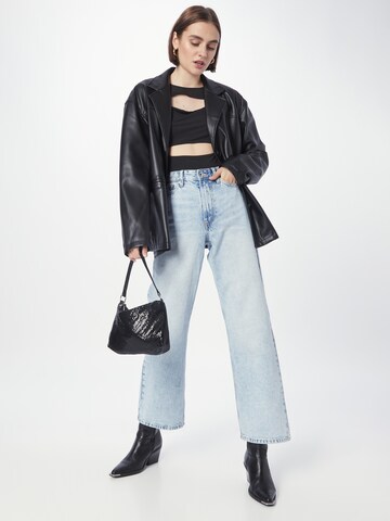 River Island Wide leg Τζιν σε μπλε