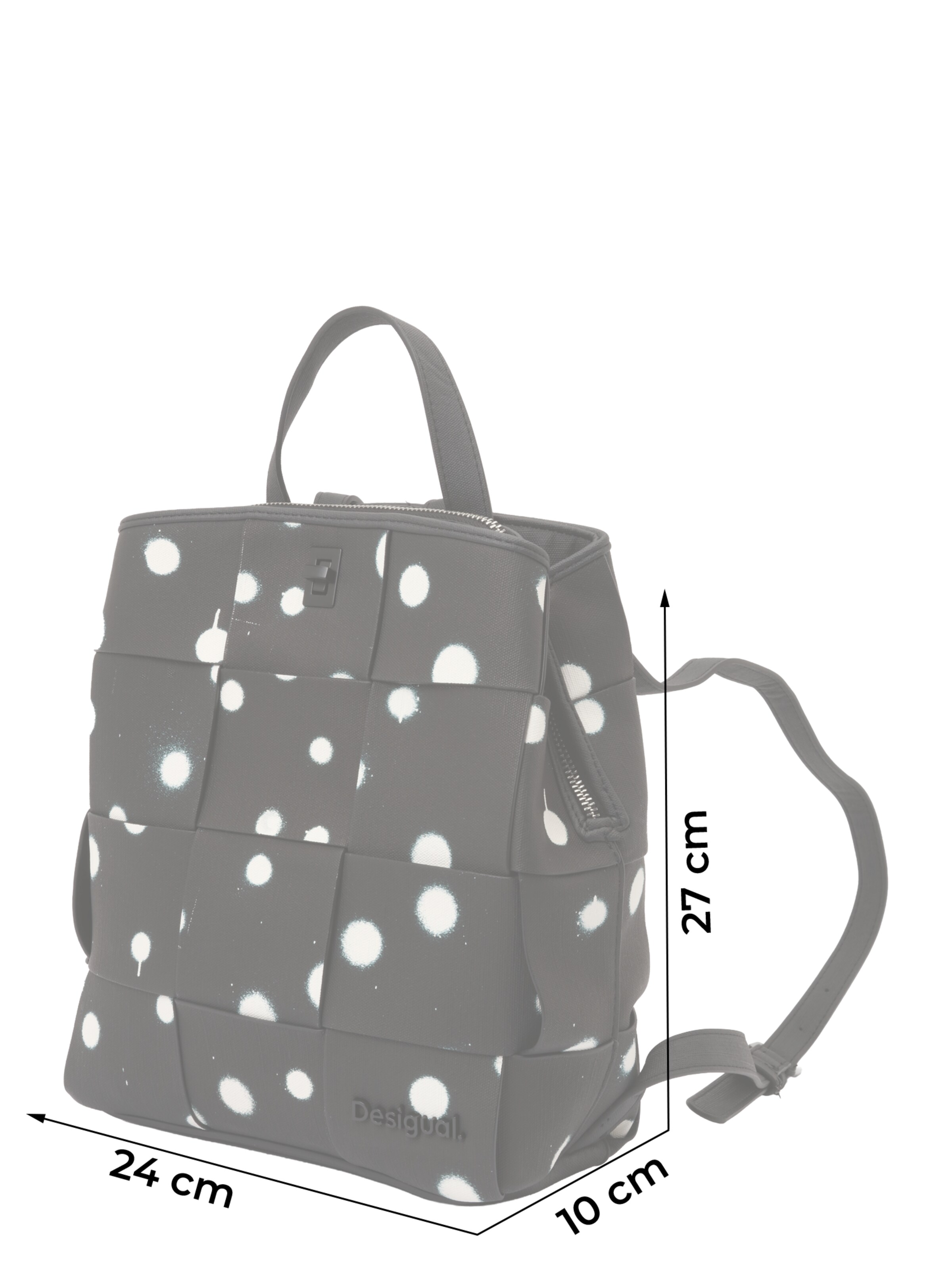 Desigual Rucksack in Schwarz