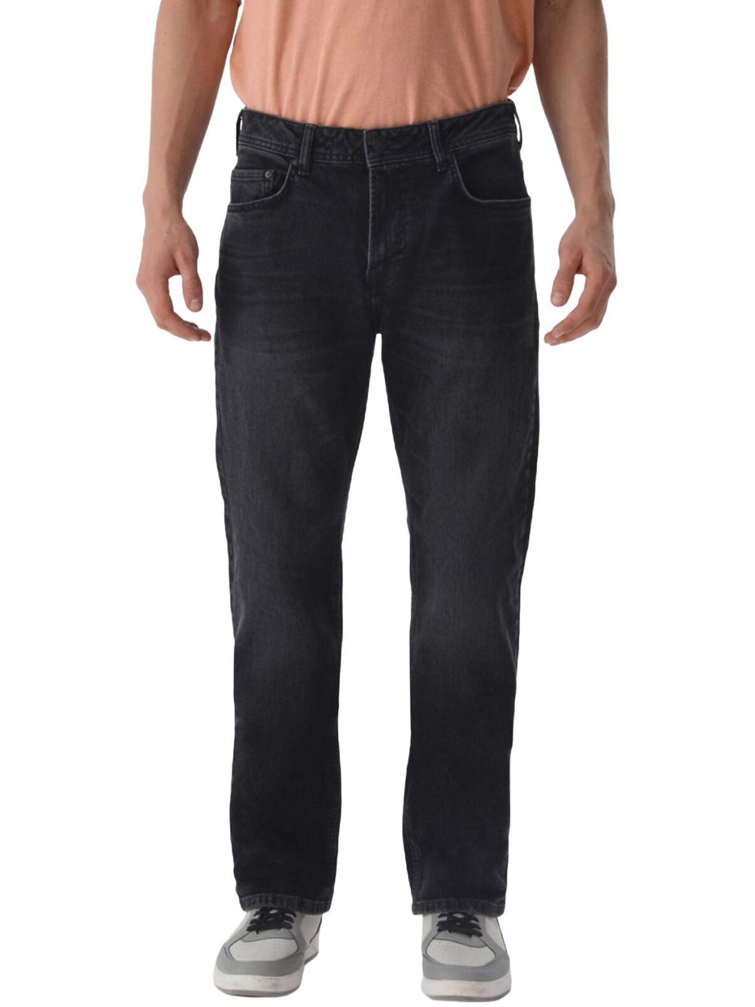 LTB Jeans - regular Vaquero 'LTB Jeans Herren Paul X Mid Waist Straight Leg Jeans' en negro
