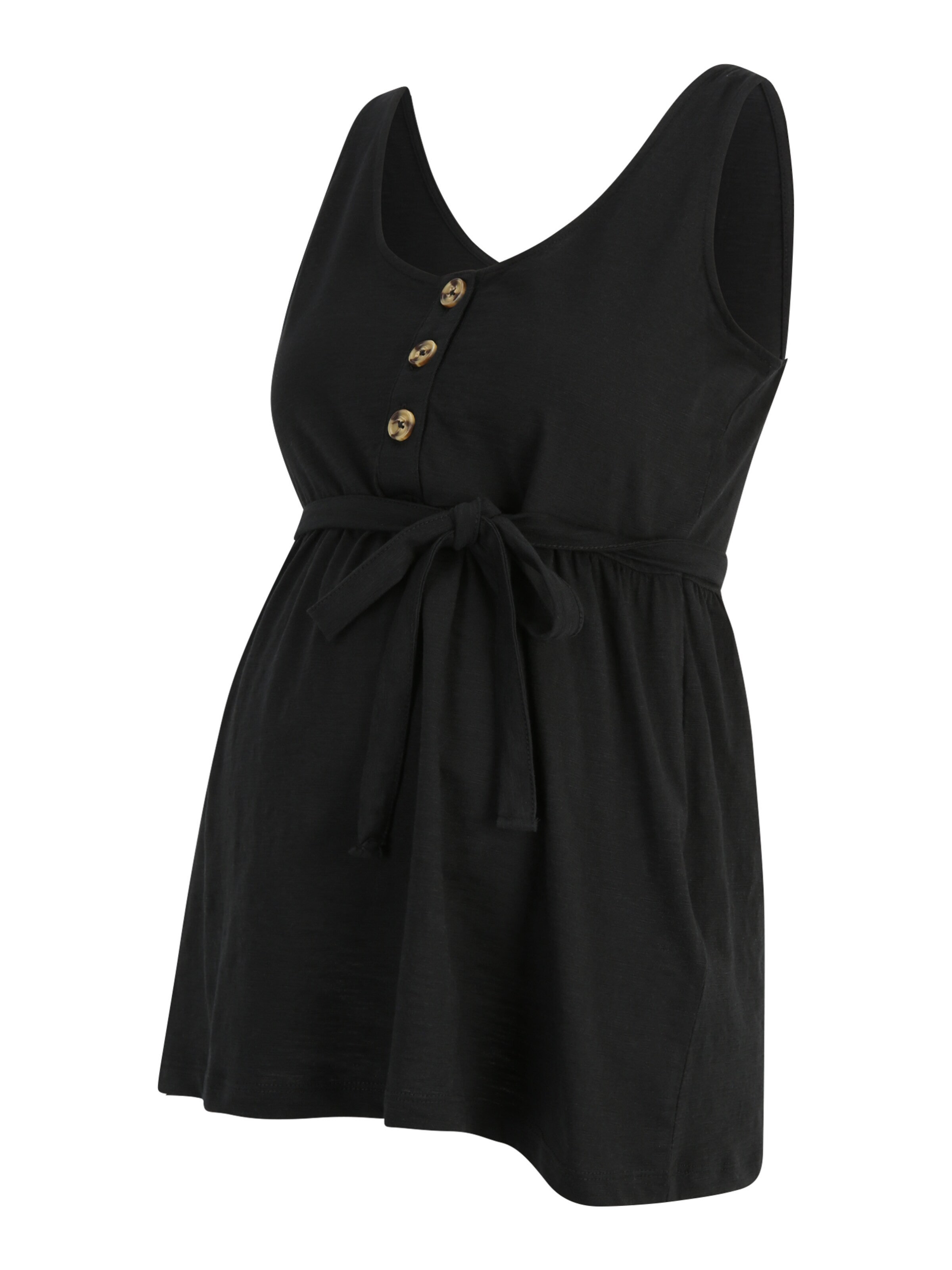 Haut 'MLEvi Lia' MAMALICIOUS en noir : devant