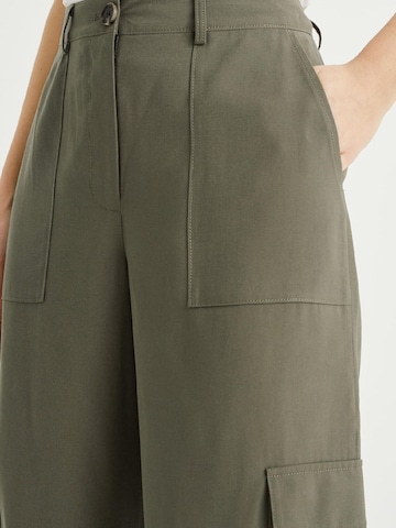 Loosefit Pantalon cargo WE Fashion en vert
