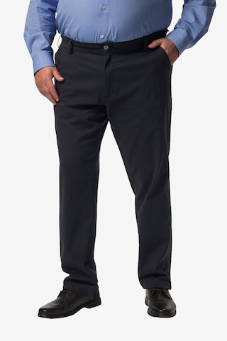 Regular Pantalon chino Boston Park en bleu : devant