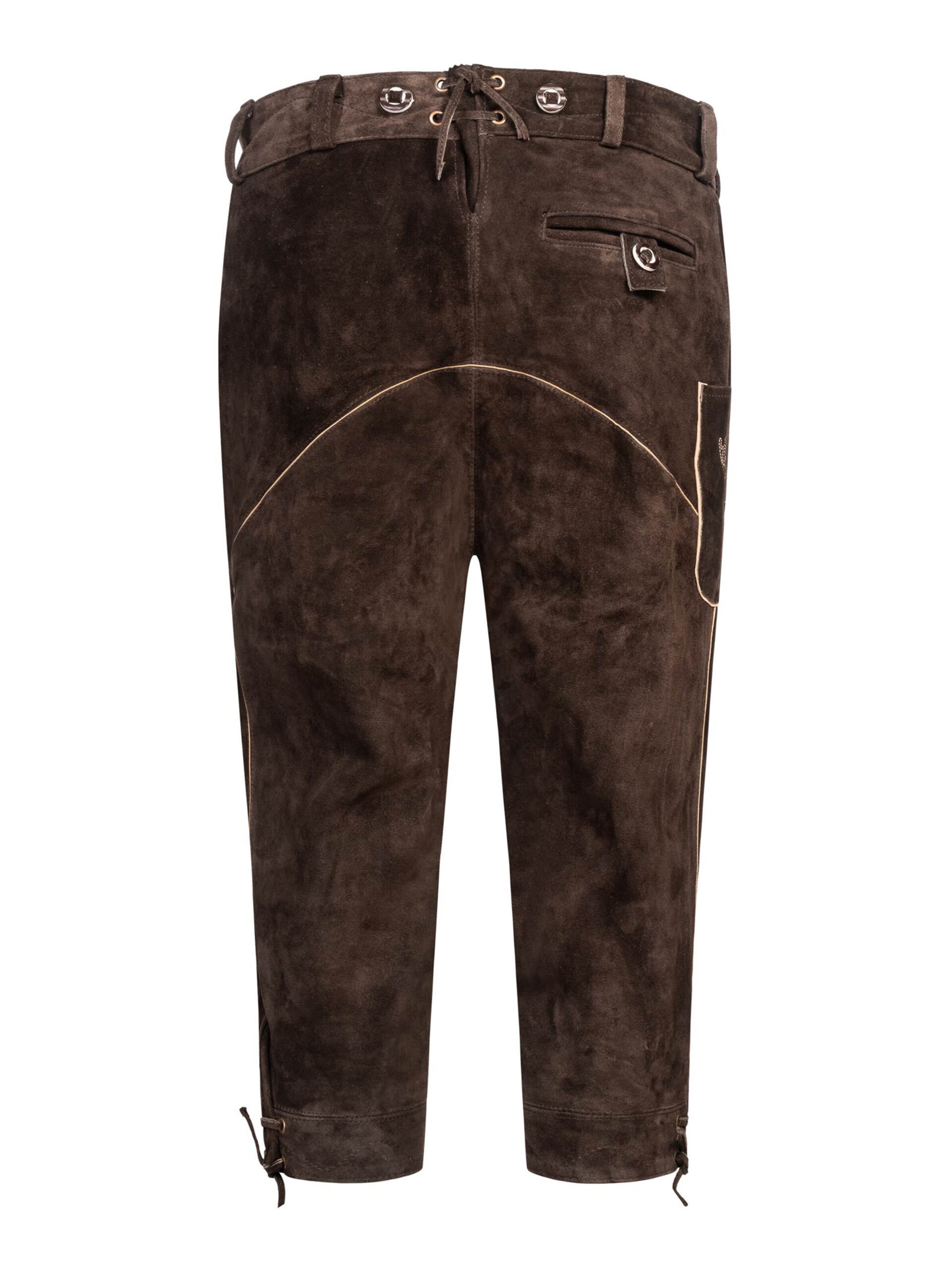 Alessandro Salvarini Regular Klederdracht broek in Bruin