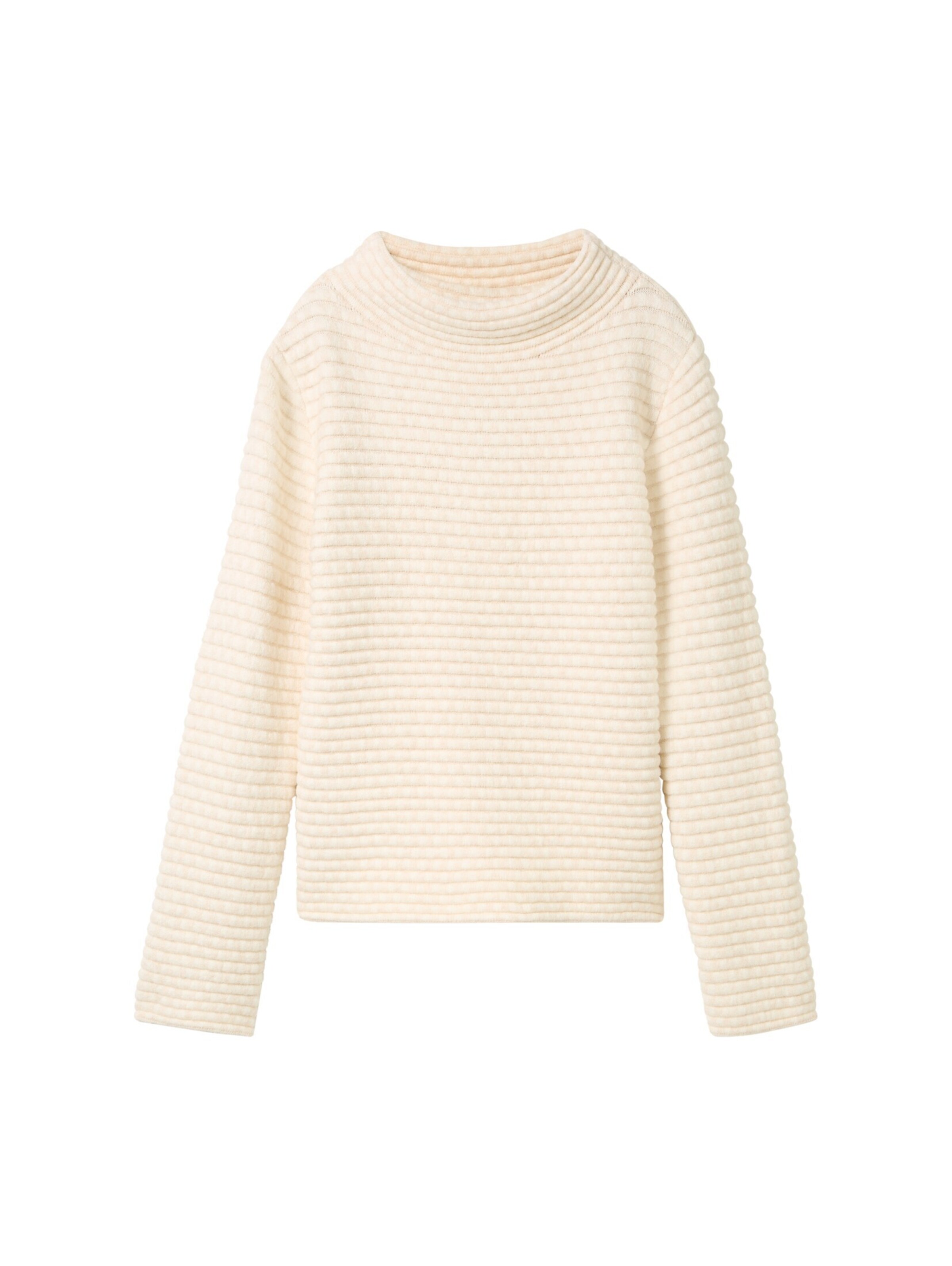 TOM TAILOR Trui in Beige: voorkant