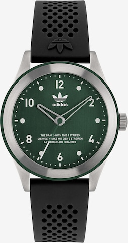 ADIDAS ORIGINALS Analoog horloge in Groen: voorkant