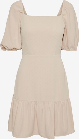 Robe 'GRIT' VERO MODA en beige : devant