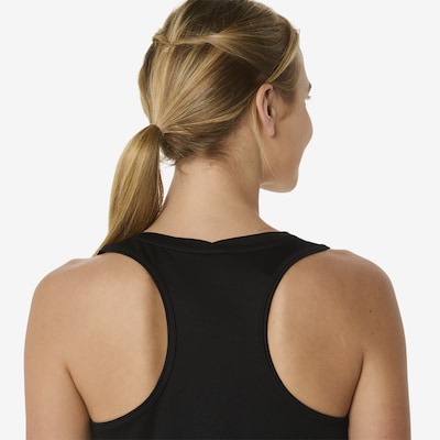 ASICS Sportski top u svijetlosiva / crna, Pregled proizvoda