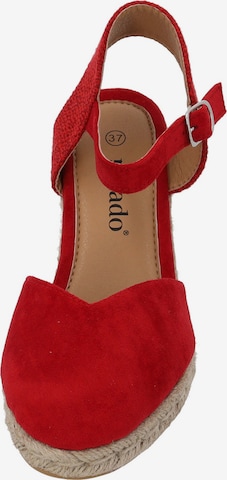 Palado Sandals 'Sathos' in Red