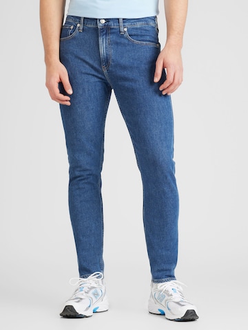 Calvin Klein Jeans - Slimfit Calças de ganga em azul: frente