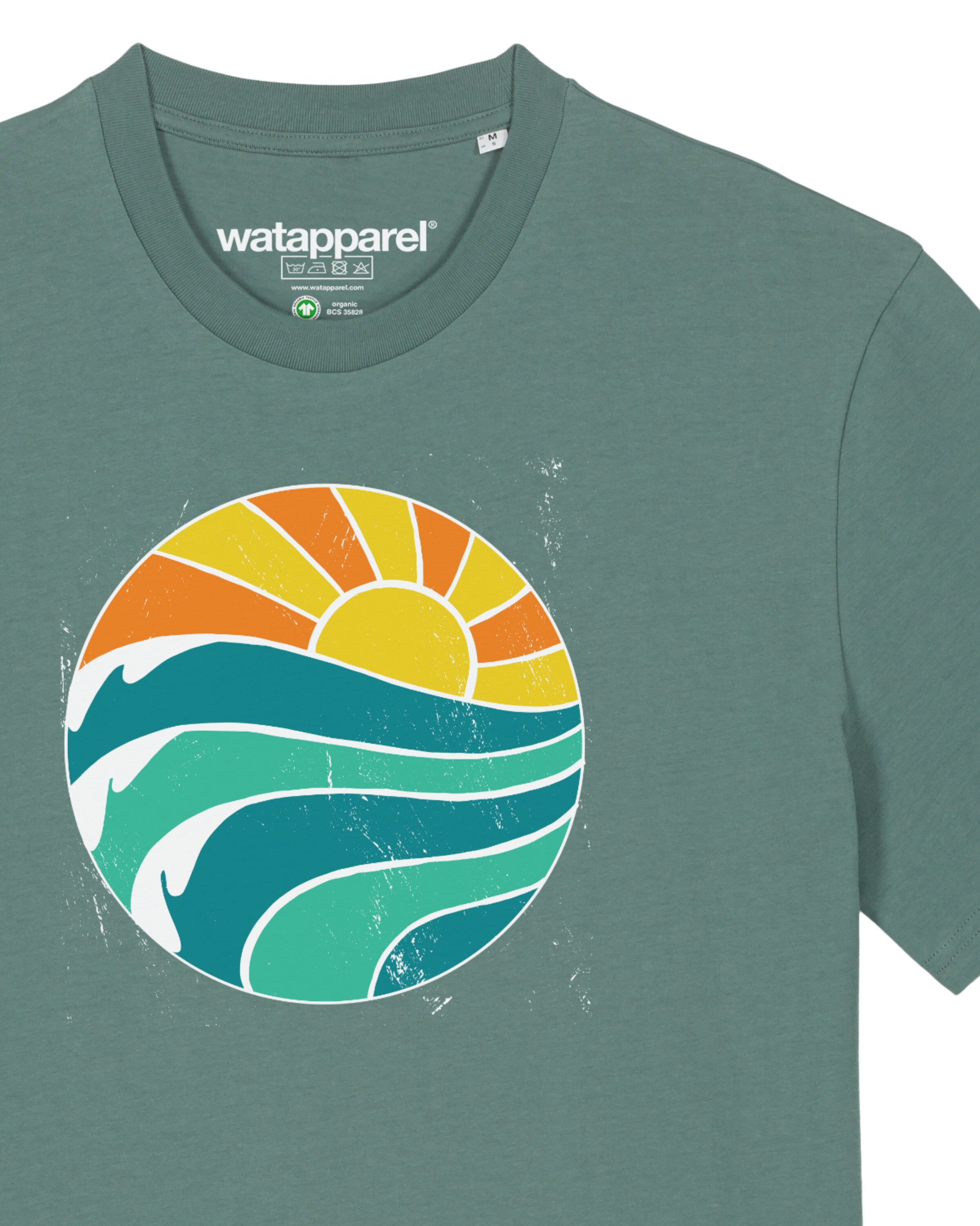 Maglietta 'Summer Sun' di Watapparel in verde