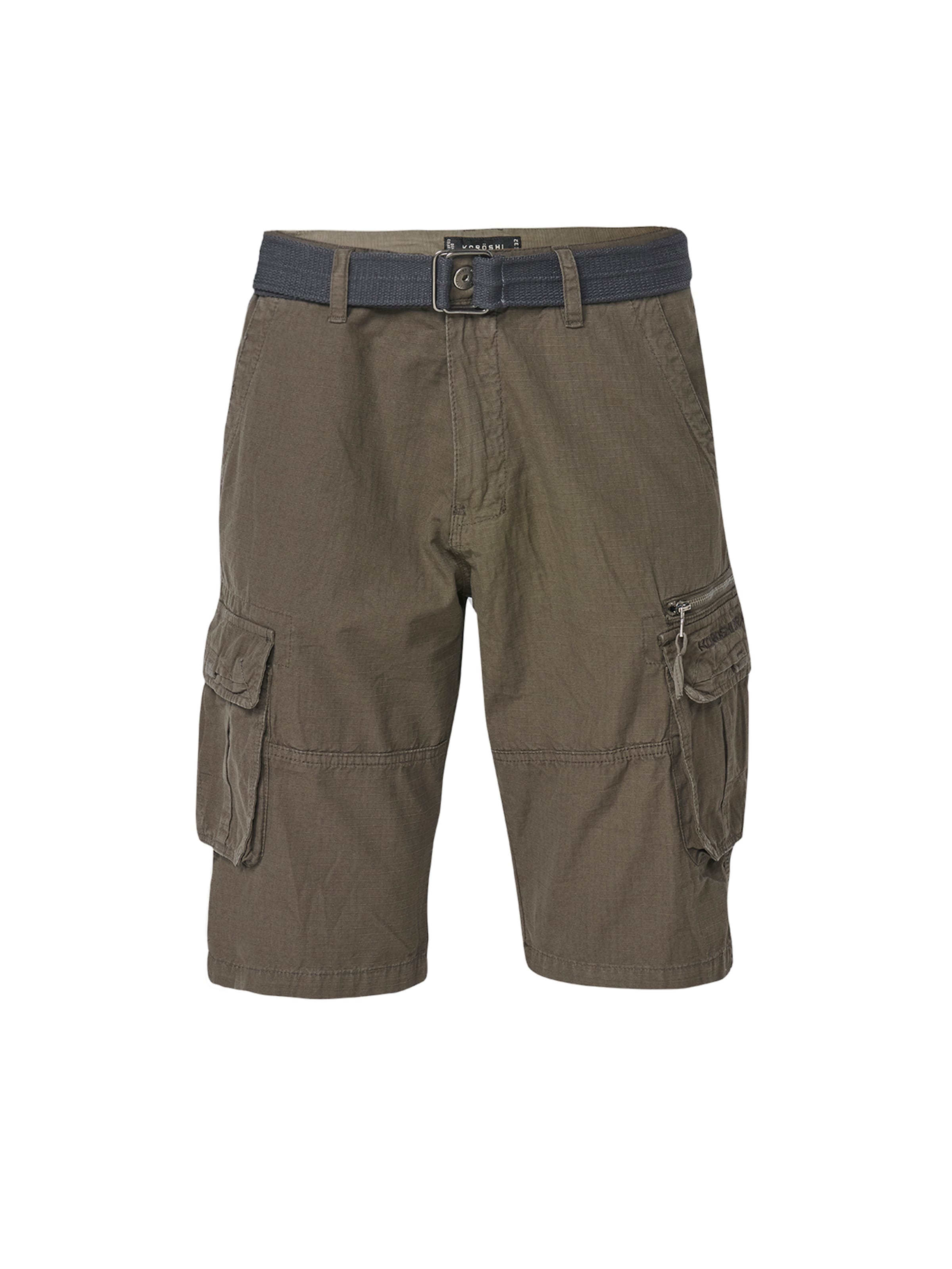 KOROSHI Štandardný strih Kapsáče - Zelená: predná strana