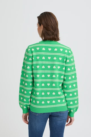 ICHI Sweater 'IHBrielle' in Green