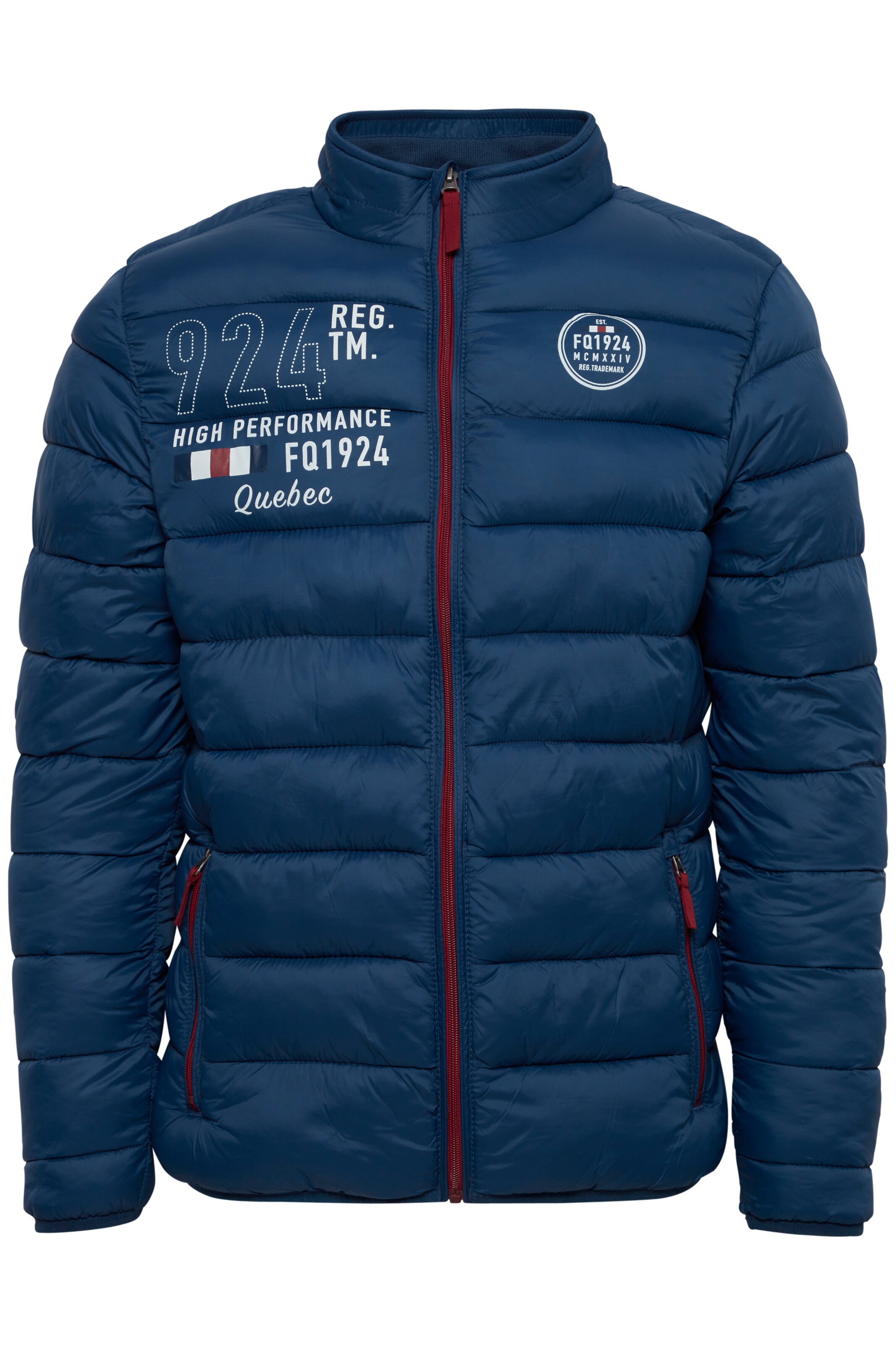 FQ1924 Übergangsjacke 'Arnvid' in Blau: Vorderseite