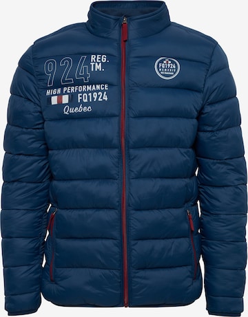 FQ1924 Between-Season Jacket 'Arnvid' in Blue: front