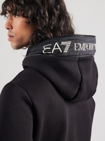 EA7 Emporio Armani Mikina – černá